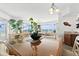 Open dining area with large table and ocean views at 1900 N Atlantic Ave # 1601, Daytona Beach, FL 32118