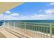 Enjoy stunning ocean and beach views from this spacious balcony at 1900 N Atlantic Ave # 1601, Daytona Beach, FL 32118