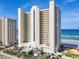 High-rise beachfront building with ocean and parking views at 3333 S Atlantic Ave # 605, Daytona Beach Shores, FL 32118