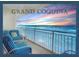 Breathtaking ocean view from a balcony with comfortable seating at 3333 S Atlantic Ave # 605, Daytona Beach Shores, FL 32118