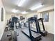 Exercise room featuring treadmills and stationary bikes at 3333 S Atlantic Ave # 605, Daytona Beach Shores, FL 32118
