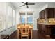 Light-filled breakfast nook with built-in seating at 4747 Nw 35Th Lane Rd, Ocala, FL 34482