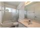 Clean bathroom with shower/tub combo and vanity at 6180 Knotty Pine Ct, Port Orange, FL 32127