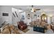 Cozy living room with a comfortable seating arrangement at 101 Marathon Ln, Sanford, FL 32771