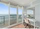 Home office with an ocean view, offering a serene workspace at 3311 S Atlantic Ave # 304, Daytona Beach Shores, FL 32118