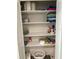 Well-organized pantry with ample shelving at 3555 S Atlantic Ave. Ave # 107, Daytona Beach Shores, FL 32118