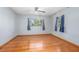 Bedroom with hardwood floors and ceiling fan at 412 Maryland Ter, Deland, FL 32724