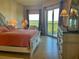 Spacious bedroom with king bed and water view at 5300 S Atlantic Ave # 19-502, New Smyrna Beach, FL 32169