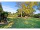 Expansive backyard with a well, lush lawn, and mature trees at 1639 Templewood Ave, Deltona, FL 32725