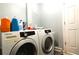 Laundry room with Samsung washer and dryer at 1831 Trumbull St, Deltona, FL 32725