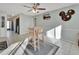 Breakfast nook with table and chairs near kitchen and access to patio at 2585 Delbarton Ave, Deltona, FL 32725