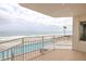 Balcony overlooking the ocean and resort pool at 2967 S Atlantic Ave # 204, Daytona Beach Shores, FL 32118