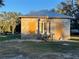 Unfinished block house with metal roof, awaiting completion at 353 Vannote Rd, Pierson, FL 32180