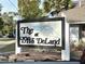 Community entrance sign for The Lofts at DeLand at 101 N Hill S Ave # 7, Deland, FL 32724