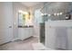 Spa-like bathroom with a walk-in shower and modern fixtures at 1227 Victoria Hills, Deland, FL 32724