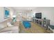 Spacious living area featuring a neutral color palette at 1601 Ocean Shore Blvd # 1040, Ormond Beach, FL 32176