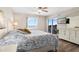 King bedroom with ocean view, and access to balcony at 2294 Ocean Shore Blvd # 401, Ormond Beach, FL 32176