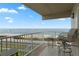Breathtaking ocean view from a condo balcony at 2294 Ocean Shore Blvd # 401, Ormond Beach, FL 32176