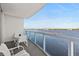 Spacious balcony overlooking a scenic waterfront view at 231 Riverside Dr # 701, Holly Hill, FL 32117