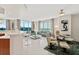 Spacious living room with water view and comfortable seating at 231 Riverside Dr # 701, Holly Hill, FL 32117