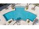 Overhead view of resort-style pool at 231 Riverside Dr # 701, Holly Hill, FL 32117