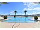 Inviting pool with water views at 231 Riverside Dr # 701, Holly Hill, FL 32117