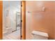 Bathroom with toilet and bathtub at 2332 Salem Dr, Deltona, FL 32738