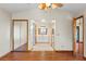 Main bedroom with mirrored closet and en-suite bathroom at 2332 Salem Dr, Deltona, FL 32738