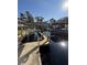 Additional view of private wooden dock and boat lift at 24514 Snail Rd, Astor, FL 32102