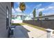 Large backyard with a patio and privacy fence at 311 Ora St, Daytona Beach, FL 32118
