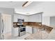 Kitchen features granite countertops and stainless steel appliances at 3190 Lori Ct, Deltona, FL 32738