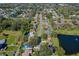Wide aerial view showing property and surrounding area at 3454 Country Walk Dr, Port Orange, FL 32129