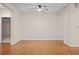 Light and airy living room with hardwood floors and ceiling fan at 4859 Nw 35Th Lane Rd, Ocala, FL 34482