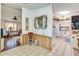 Kitchen features white appliances and wood-toned cabinets at 169 Florence Blvd, Debary, FL 32713