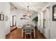 Bright dining room with a wooden table and chandelier at 2 Walnut Ct, Ormond Beach, FL 32174