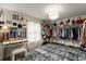 Spacious walk-in closet with ample hanging space and shelving at 2 Walnut Ct, Ormond Beach, FL 32174