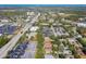 Aerial view showing home's location in a residential area near a main road at 22 Old Macon Dr, Ormond Beach, FL 32174