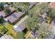 Aerial view showing home's location and neighborhood context at 22 Old Macon Dr, Ormond Beach, FL 32174