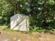 Small storage shed in the backyard at 27805 Kathryn Cir, Paisley, FL 32767