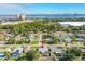 Aerial view of the house and surrounding neighborhood at 2928 Bristol Ln, South Daytona, FL 32119