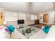 Inviting living room with comfortable seating, a coffee table, and modern decor at 331 Sheldon St, New Smyrna Beach, FL 32168