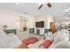 Relaxing living room with comfortable seating and a fireplace at 3782 Pine Cone Ln, Ormond Beach, FL 32174