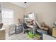 Home office with a desk, storage, and plenty of natural light at 3782 Pine Cone Ln, Ormond Beach, FL 32174