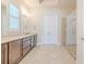 Elegant bathroom with double vanity and large shower at 277 Cyan Ave, Daytona Beach, FL 32124