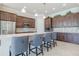Modern kitchen featuring stainless steel appliances and an island with seating at 277 Cyan Ave, Daytona Beach, FL 32124
