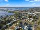 Aerial view showing home's location, near water and bridge at 3603 Surfside Ter, Port Orange, FL 32127