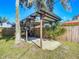Covered patio in backyard, great for outdoor relaxing and entertaining at 2129 Lime Tree Dr, Edgewater, FL 32141