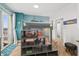 bedroom with a bunk bed and ocean views at 2300 N Atlantic Ave # 1701, Daytona Beach, FL 32118