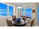 Ocean view breakfast nook with round table at 2300 N Atlantic Ave # 1701, Daytona Beach, FL 32118