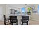 Modern kitchen with breakfast bar and ocean view at 2300 N Atlantic Ave # 1701, Daytona Beach, FL 32118